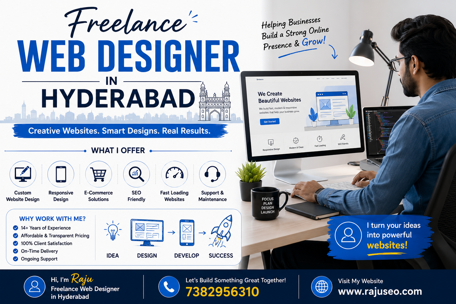 Freelance Web Designer in Hyderabad